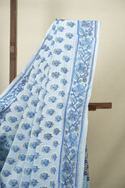 Blue HBP Cotton Saree - SRBCS3723