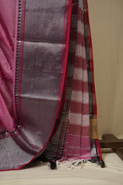Pink Narayan Peth Cotton Saree - SRPNPCS45