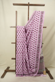 Pink HBP Cotton Saree - SRPCS3722