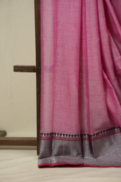 Pink Narayan Peth Cotton Saree - SRPNPCS45