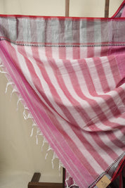 Pink Narayan Peth Cotton Saree - SRPNPCS45