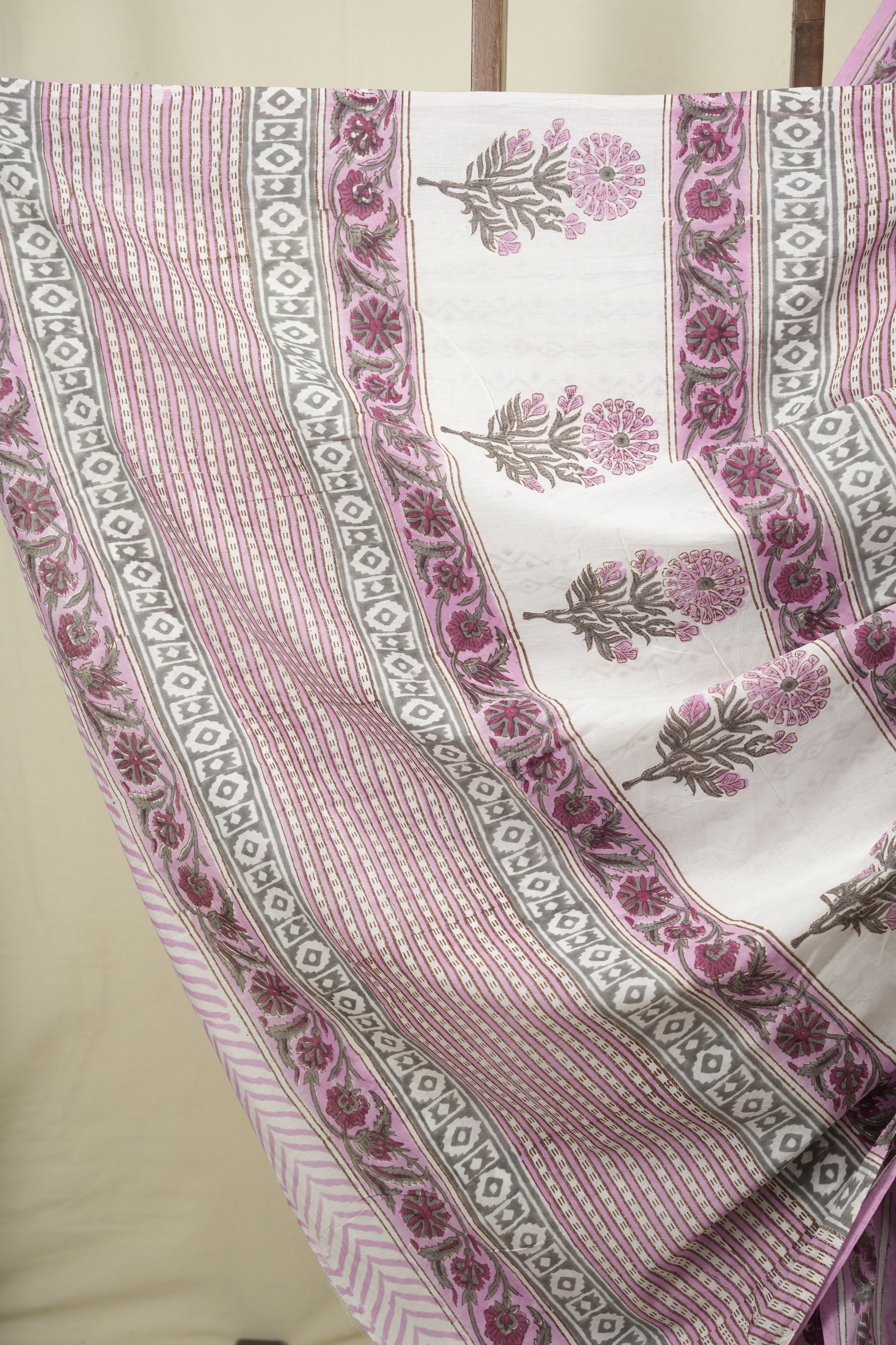 Pink HBP Cotton Saree - SRPCS3722