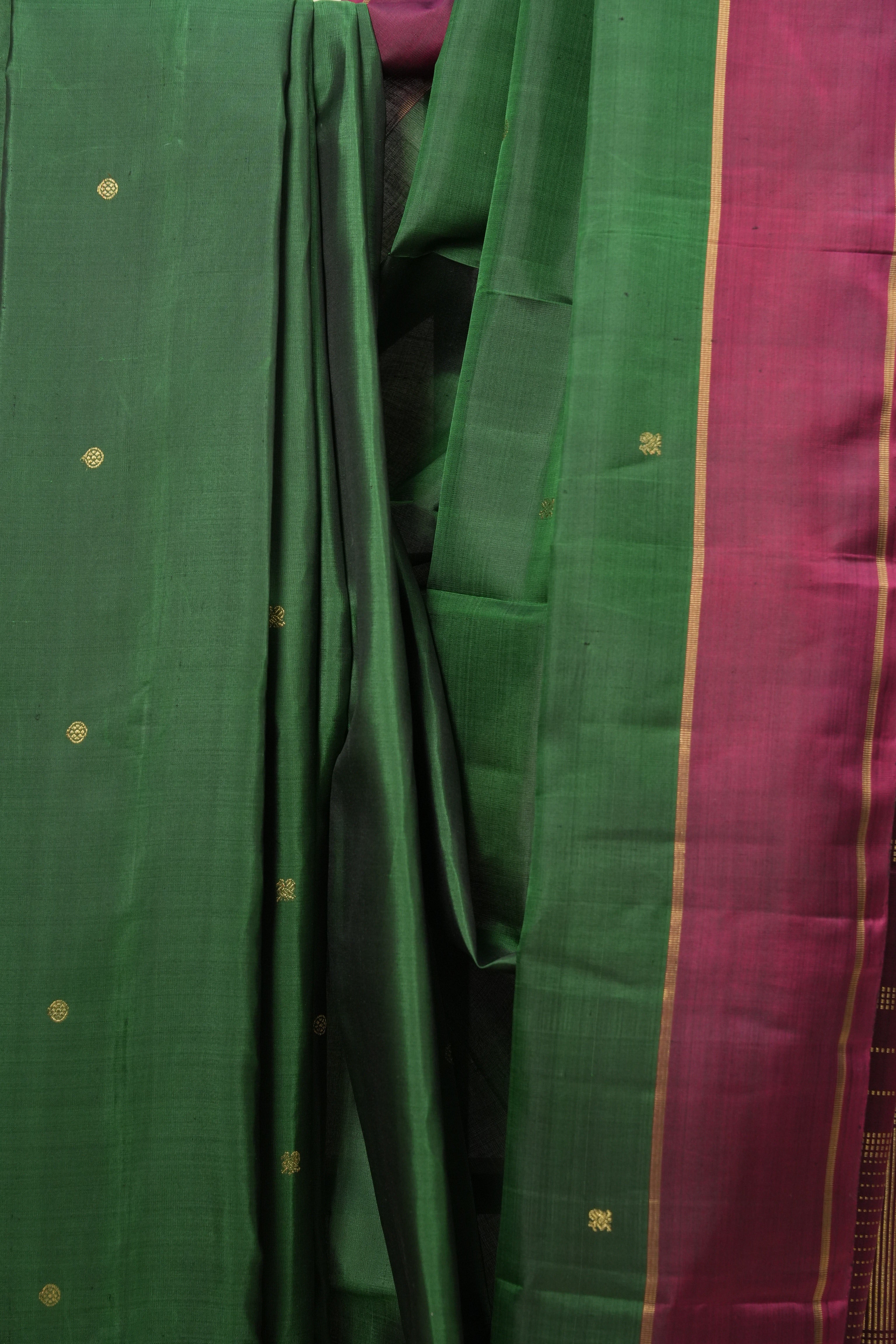 Green Kanjeevaram Silk Saree - SRGKSS928