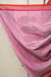 Light Pink Bengal Cotton Jamdani Saree - SRLPBCJS184