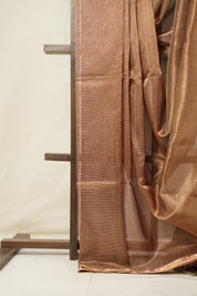 Maroon Gold Maheshwari Tissue Saree - SRMGMTS688