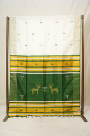 White Mulberry Silk Saree - SRWMSS08