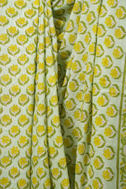 Mint Green HBP Cotton Saree - SRMGCS3719