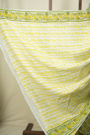 Mint Green HBP Cotton Saree - SRMGCS3719