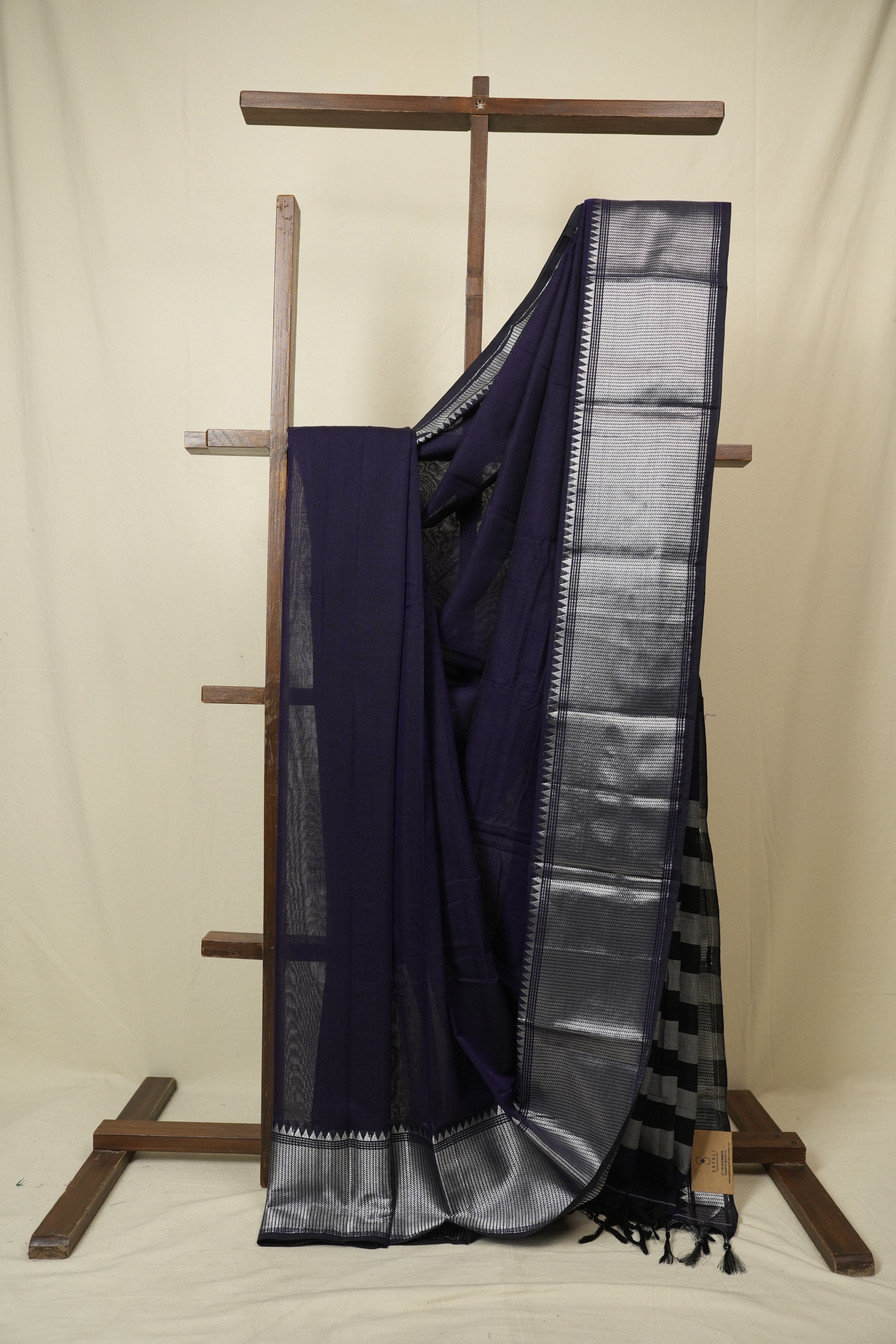 Deep Purple Narayan Peth Cotton Saree - SRDPNPCS40