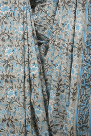 Grey HBP Cotton Saree - SRGCS3716