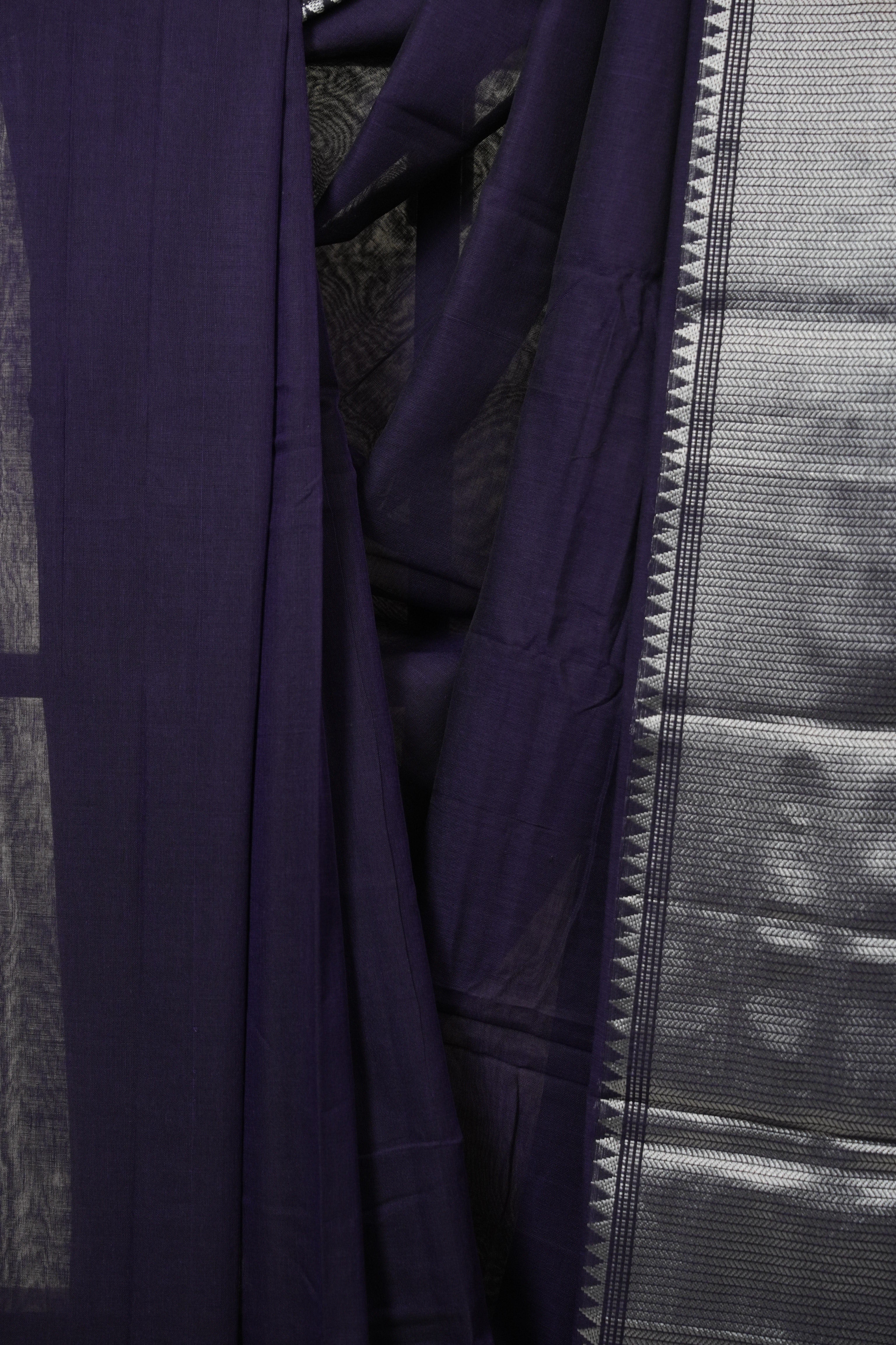 Deep Purple Narayan Peth Cotton Saree - SRDPNPCS40