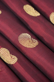 Rudra Ambi Kanjeevaram Silk Saree - Saavari - SSRAKSS66
