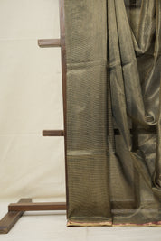 Teal Gold Maheshwari Tissue Saree - SRTGMTS685