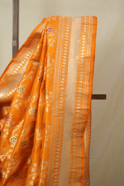 Orange Banarasi Silk Saree - SROBSS905