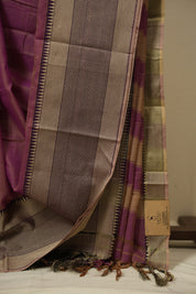 Dusty Pink Narayan Peth Cotton Saree - SRDPNPCS50