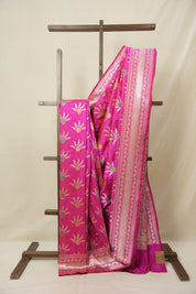 Rani Pink Banarasi Silk Saree - SRRPBSS907