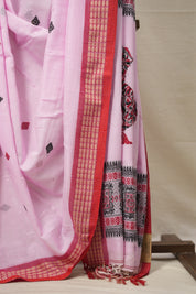 Pink Bengal Cotton Saree - SRPBCS108