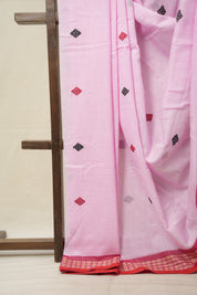 Pink Bengal Cotton Saree - SRPBCS108