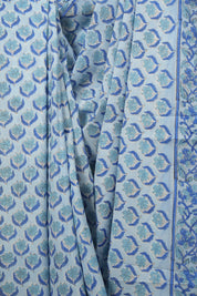 Blue HBP Cotton Saree - SRBCS3718