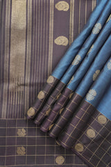 IndraNeelam Kanjivaram Silk Saree - Saavari - SSIKSS75