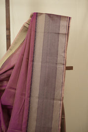 Dusty Pink Narayan Peth Cotton Saree - SRDPNPCS50