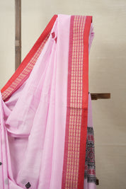 Pink Bengal Cotton Saree - SRPBCS108