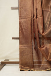 Maroon Gold Maheshwari Tissue Saree - SRMGMTS683