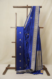 Royal Blue Banarasi Silk Saree - SRRBBSS912