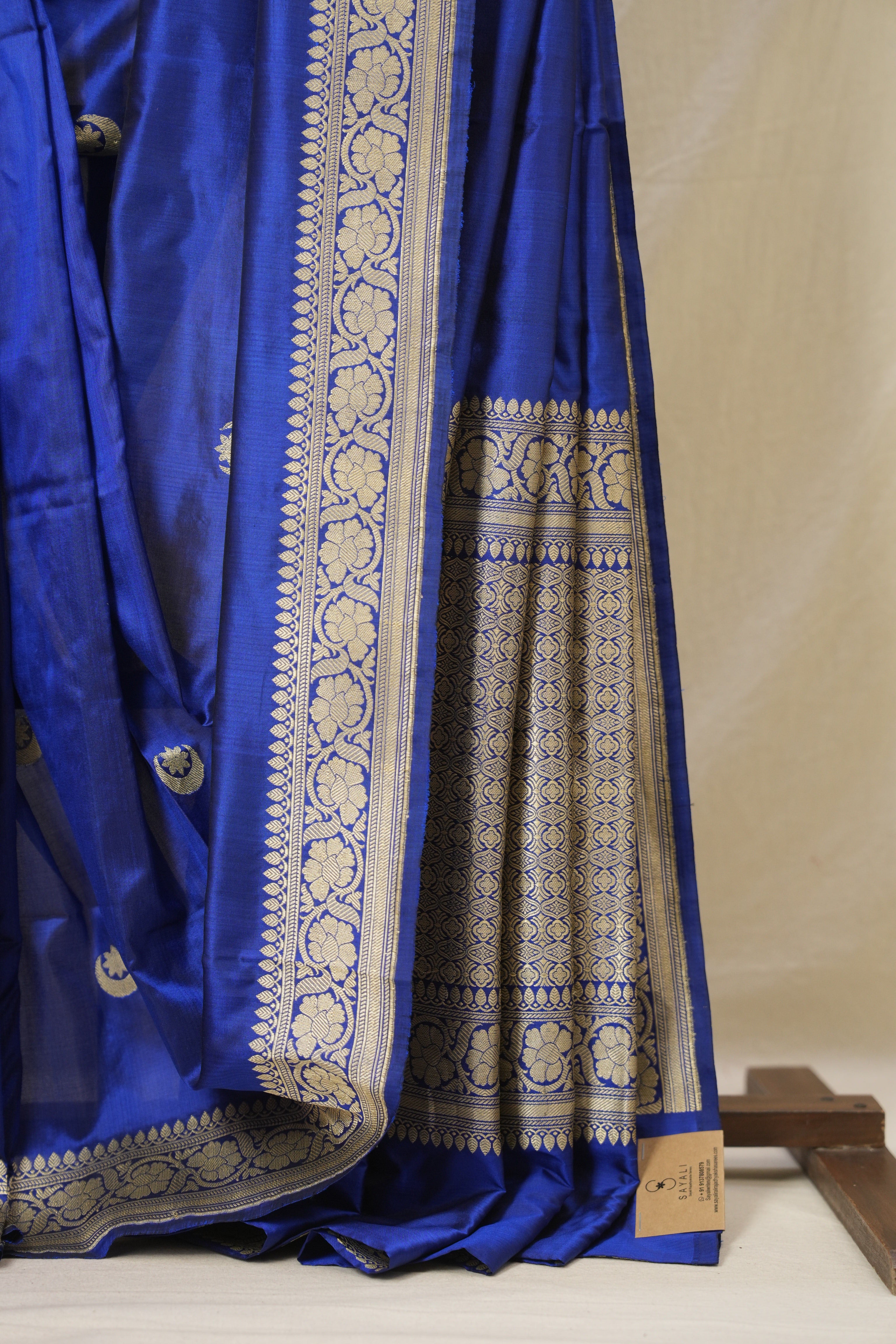 Royal Blue Banarasi Silk Saree - SRRBBSS912