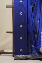 Royal Blue Banarasi Silk Saree - SRRBBSS912