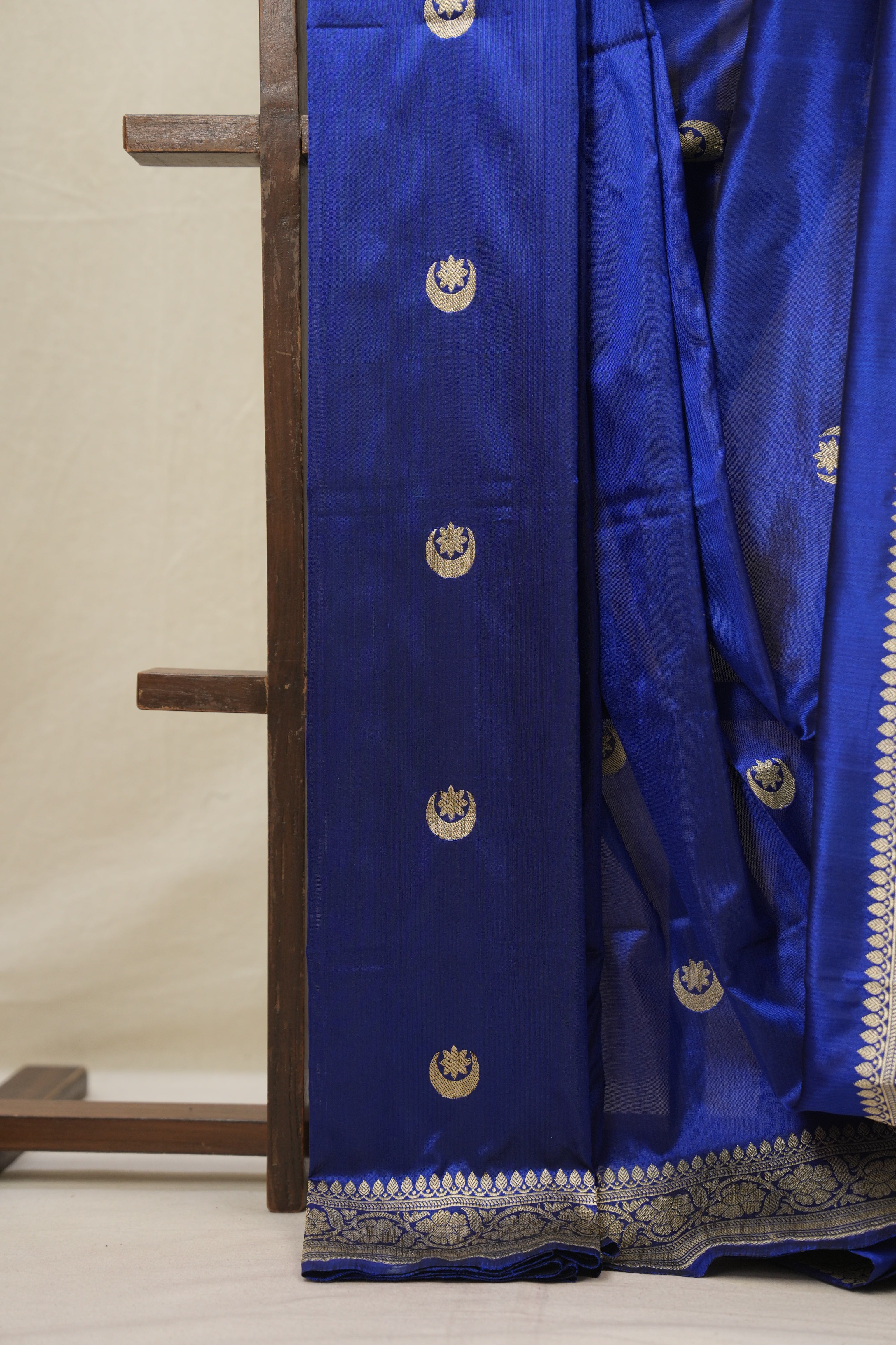 Royal Blue Banarasi Silk Saree - SRRBBSS912