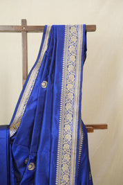 Royal Blue Banarasi Silk Saree - SRRBBSS912