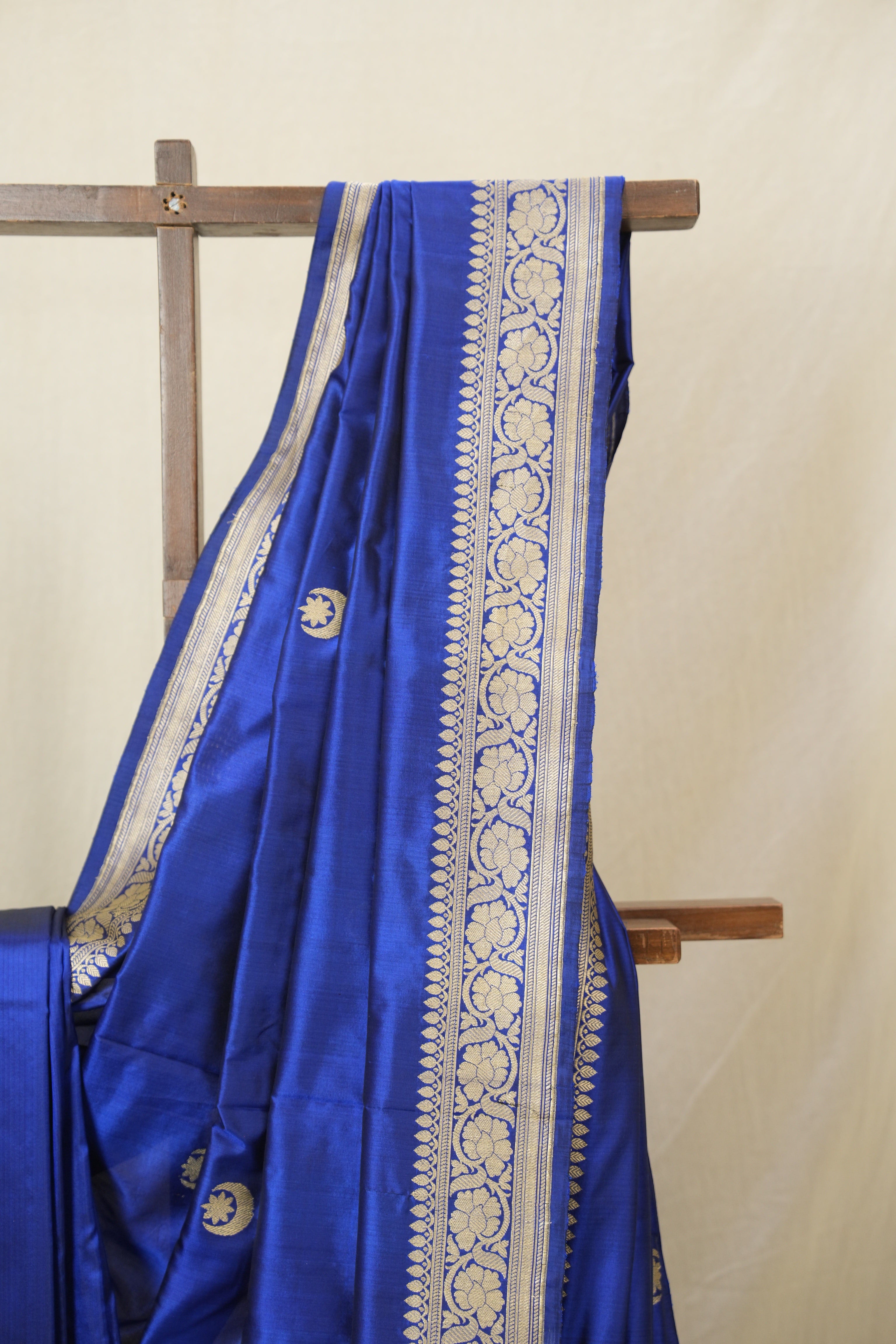 Royal Blue Banarasi Silk Saree - SRRBBSS912