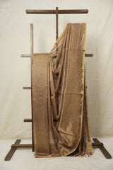 Dusty Lavender Maheshwari Tissue Saree - SRDLMTS682