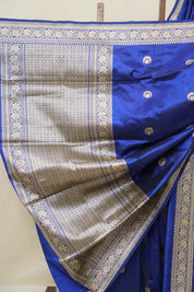 Royal Blue Banarasi Silk Saree - SRRBBSS912