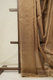 Dusty Lavender Maheshwari Tissue Saree - SRDLMTS682