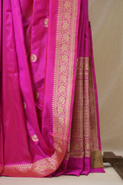Pink Banarasi Silk Saree - SRPBBSS913
