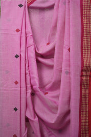 Pink Bengal Cotton Saree - SRPBCS106