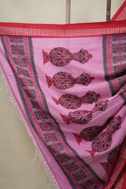 Pink Bengal Cotton Saree - SRPBCS106