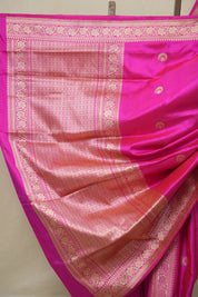 Pink Banarasi Silk Saree - SRPBBSS913