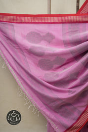 Pink Bengal Cotton Saree - SRPBCS106