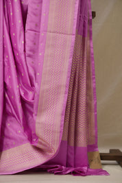 Lavender Pink Banarasi Silk Saree - SRLPBSS910