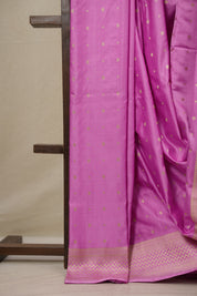 Lavender Pink Banarasi Silk Saree - SRLPBSS910