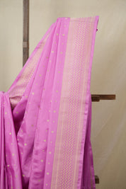 Lavender Pink Banarasi Silk Saree - SRLPBSS910