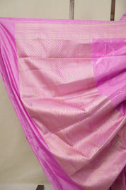 Lavender Pink Banarasi Silk Saree - SRLPBSS910