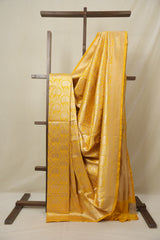 Yellow Banarasi Silk Saree - SRYBSS904