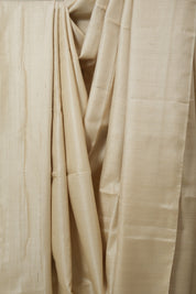 Beige Tussar Silk Saree - SRBTSS1769