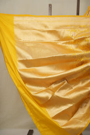 Yellow Banarasi Silk Saree - SRYBSS904