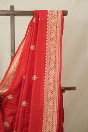 Red Banarasi Silk Saree - SRRBSS908