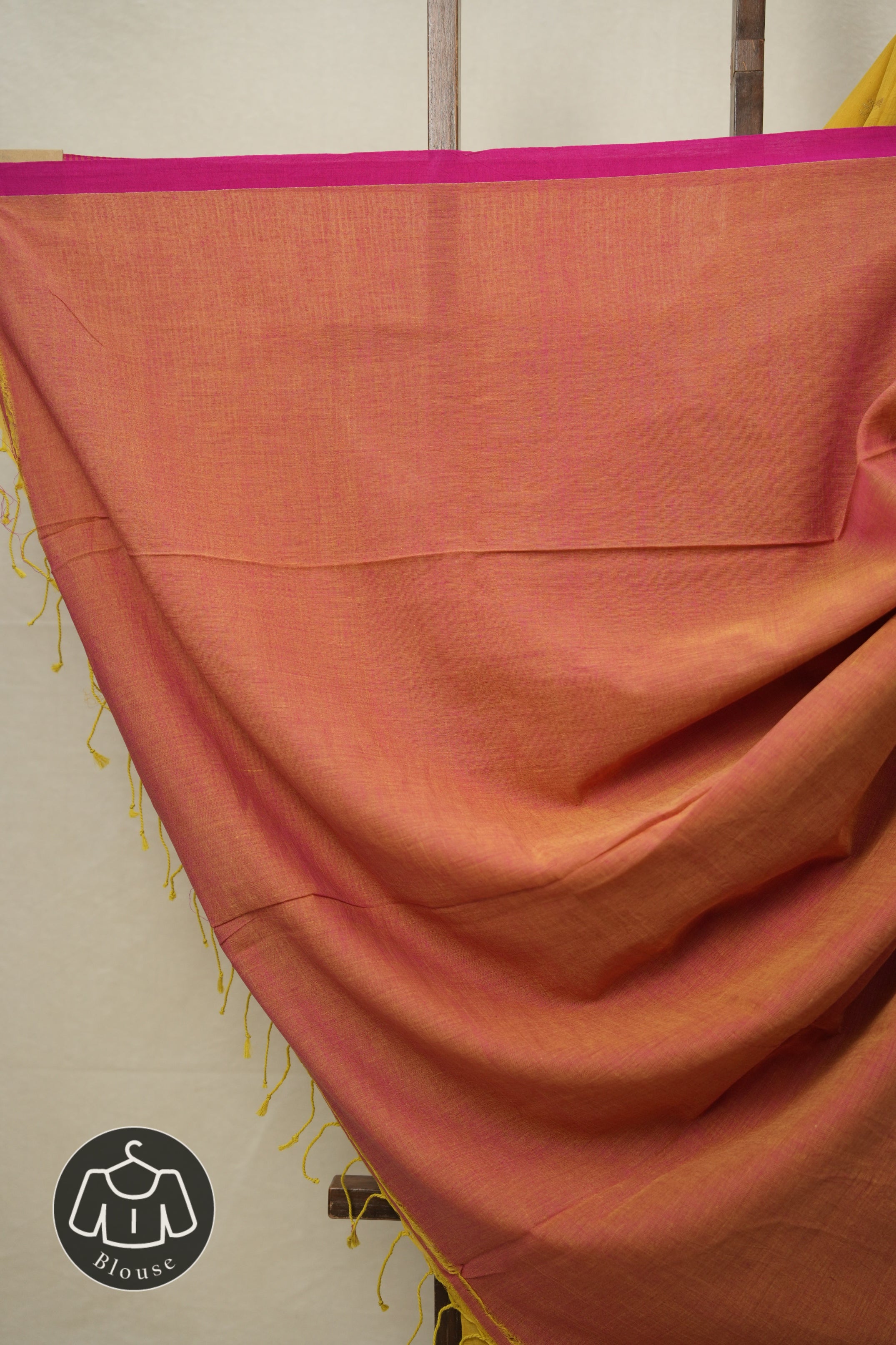 Musturd Bengal Cotton Jamdani Saree - SRMBCJS175